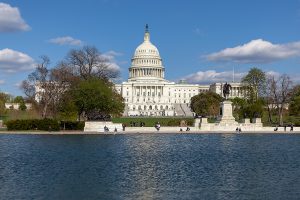 Das Capitol hinter dem Reflecting Pool