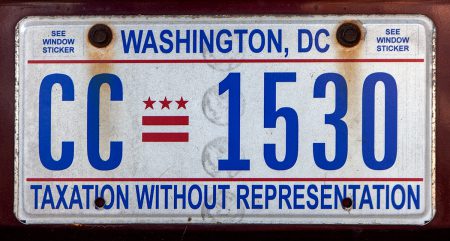 Nummernschild Washinton, DC