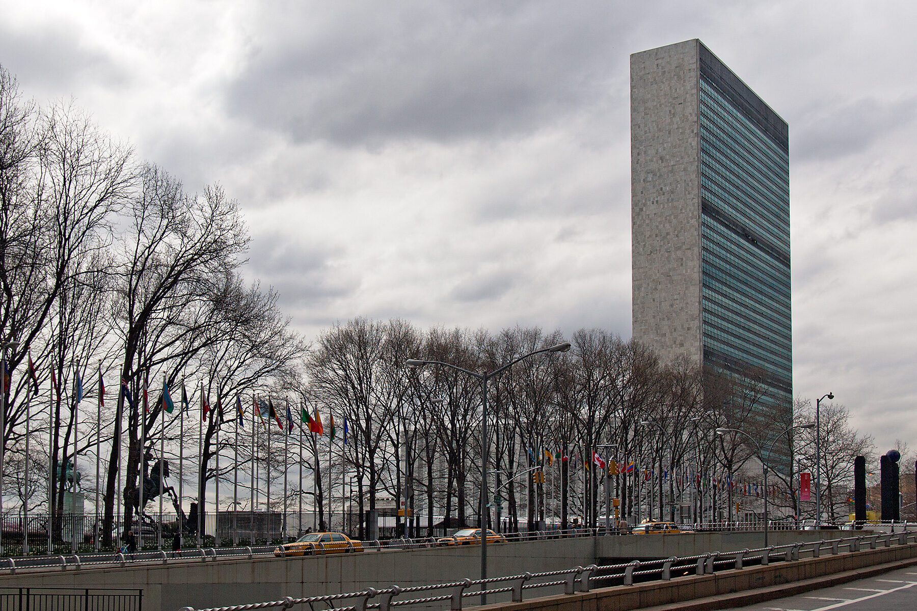 Das Haupthaus der Vereinten Nationen in New York