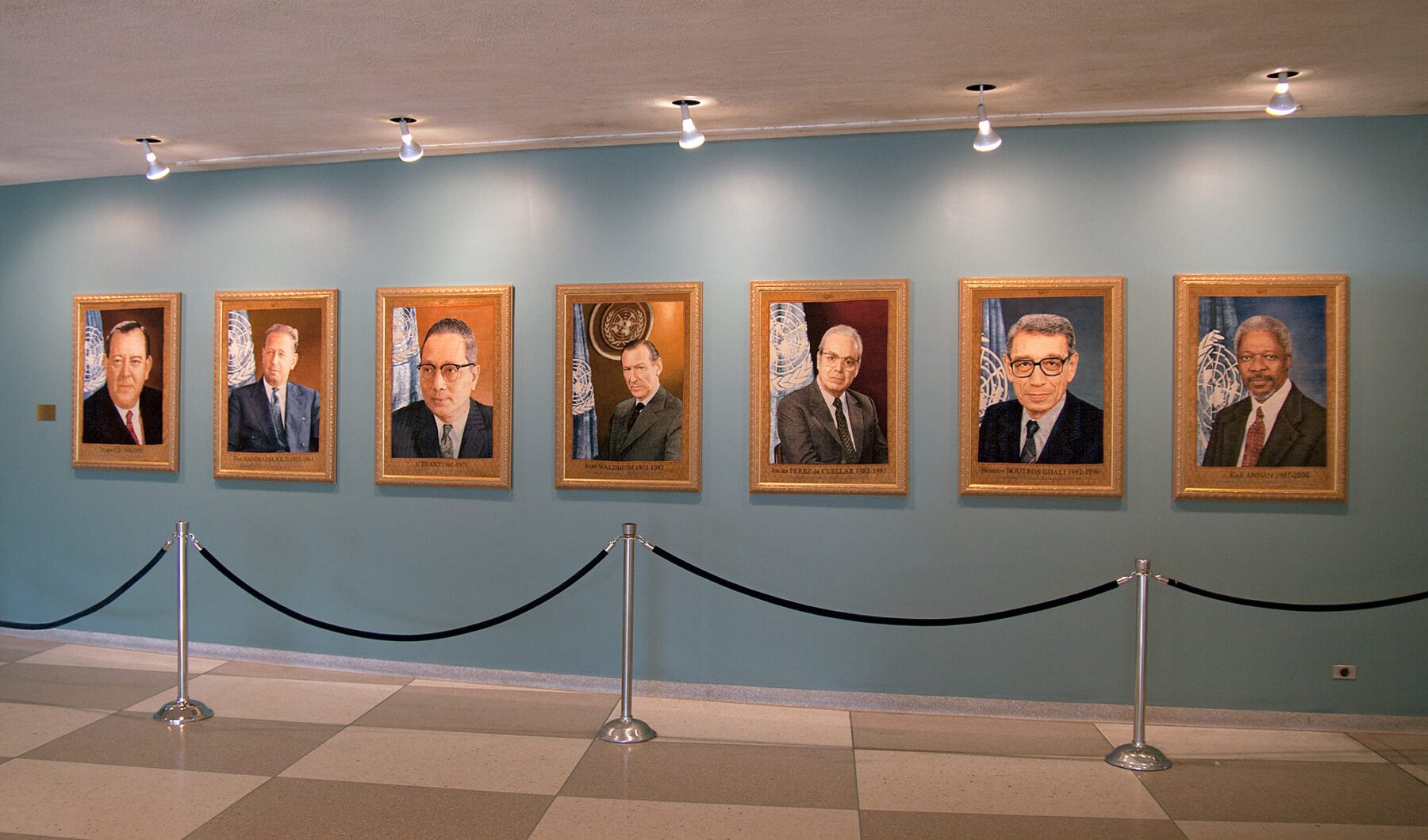Die Ahnengalerie der UN Generalsekretäre