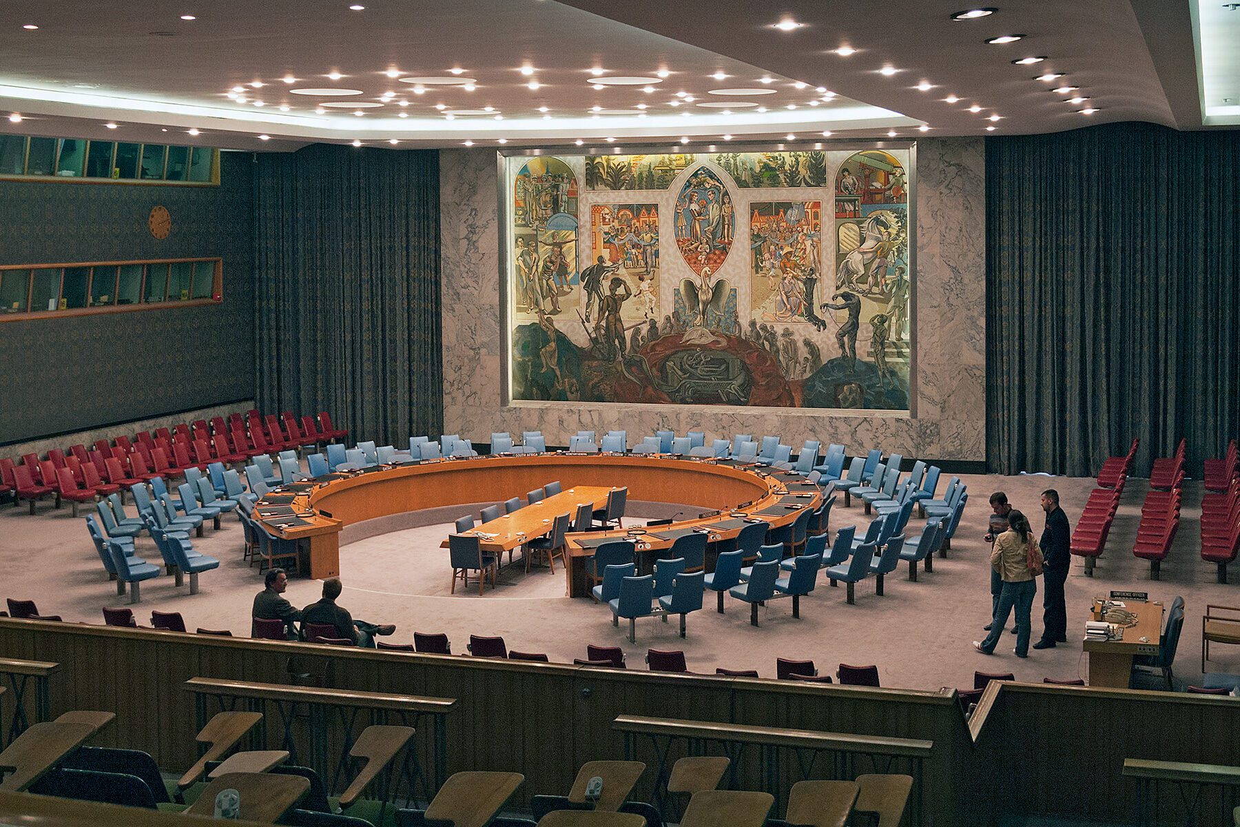 Ein Saal im UN Hauptquartier