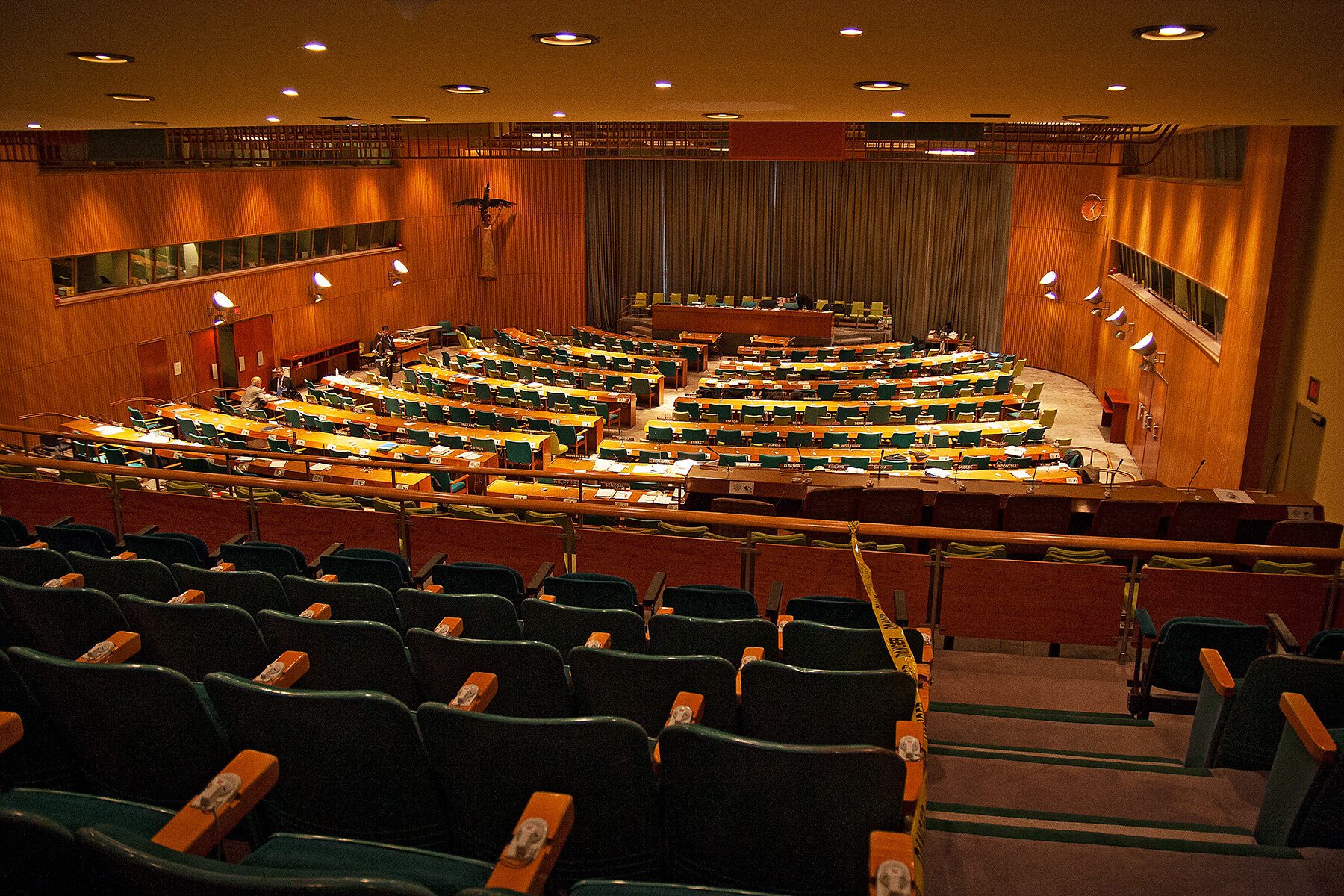 Ein Saal im UN Hauptquartier