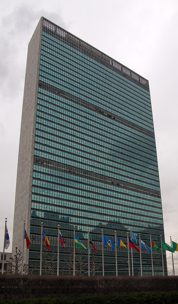Das Hauptgebäude der UN in New York