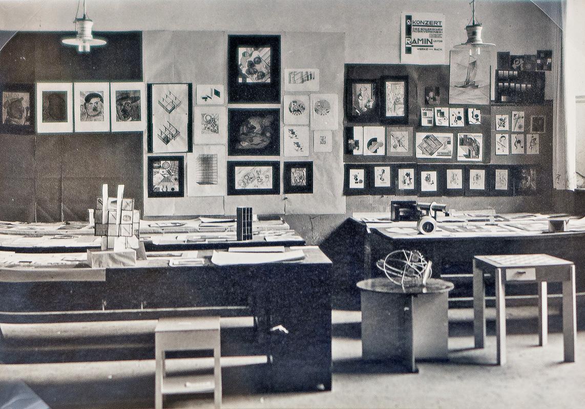 Blick ins Atelier von Wassily Kandinsky